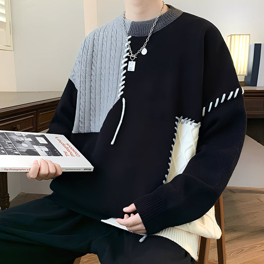 Carter - Stilouri, pulovere patchwork călduroase pentru bărbați