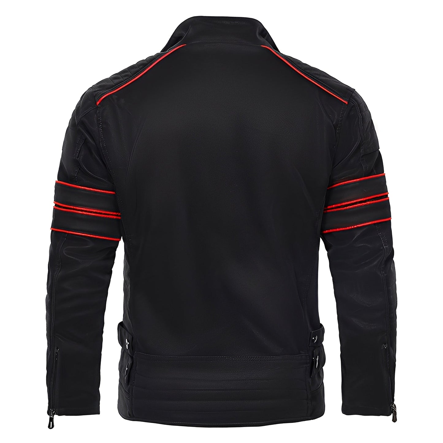 Jerold - Geacă de piele elegantă pentru motocicliști, pentru bărbați