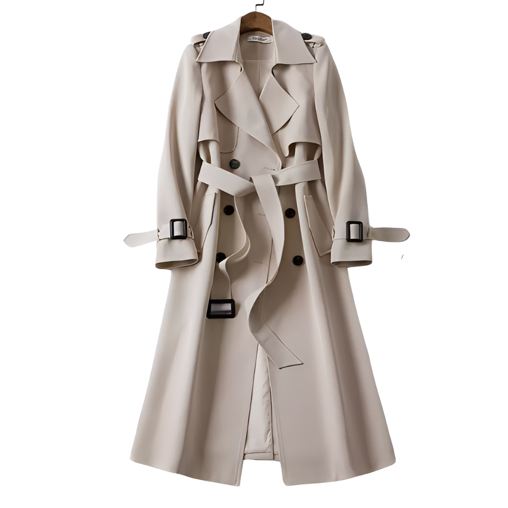 Patricia - Trench elegant cu butoane pentru doamne
