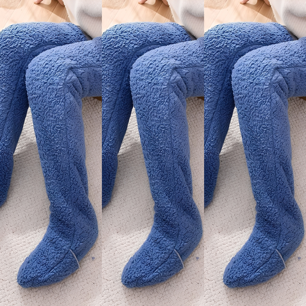 Camellia - Șosete călduroase de iarnă, lungi până la genunchi, pentru femei