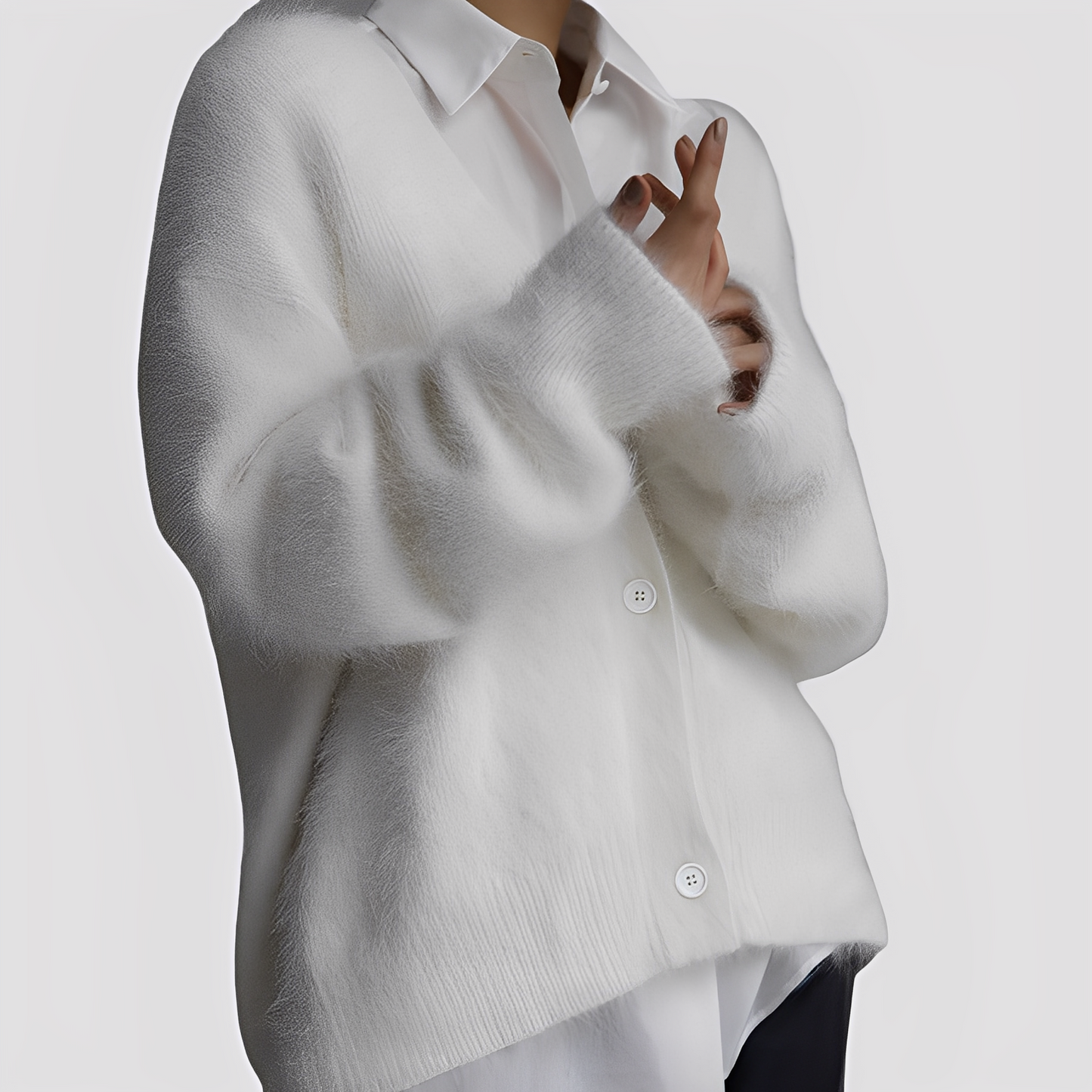 Lavena - Pulover mare din cașmir moale pentru femei