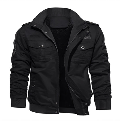 Gary - Jachetă elegantă din fleece cu buzunare pentru bărbați