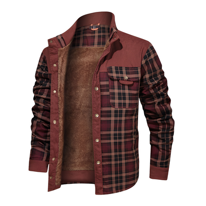 Harmon - Sacou stilat în carouri pentru bărbați