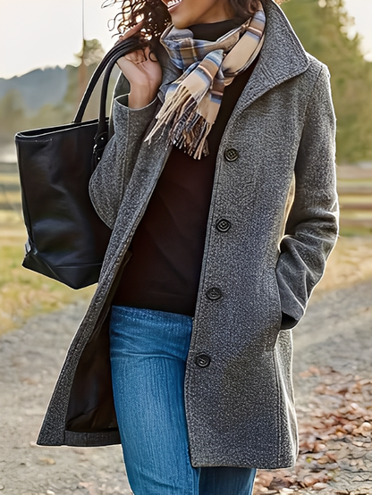Jaclyn - Pelerină tweed modernă și versatilă pentru femei