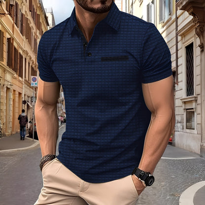 Benson - Tricou polo pentru bărbați, cu croială slim-fit, elegant