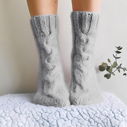 Dorothy - Șosete din lână tricotată călduroase pentru femei