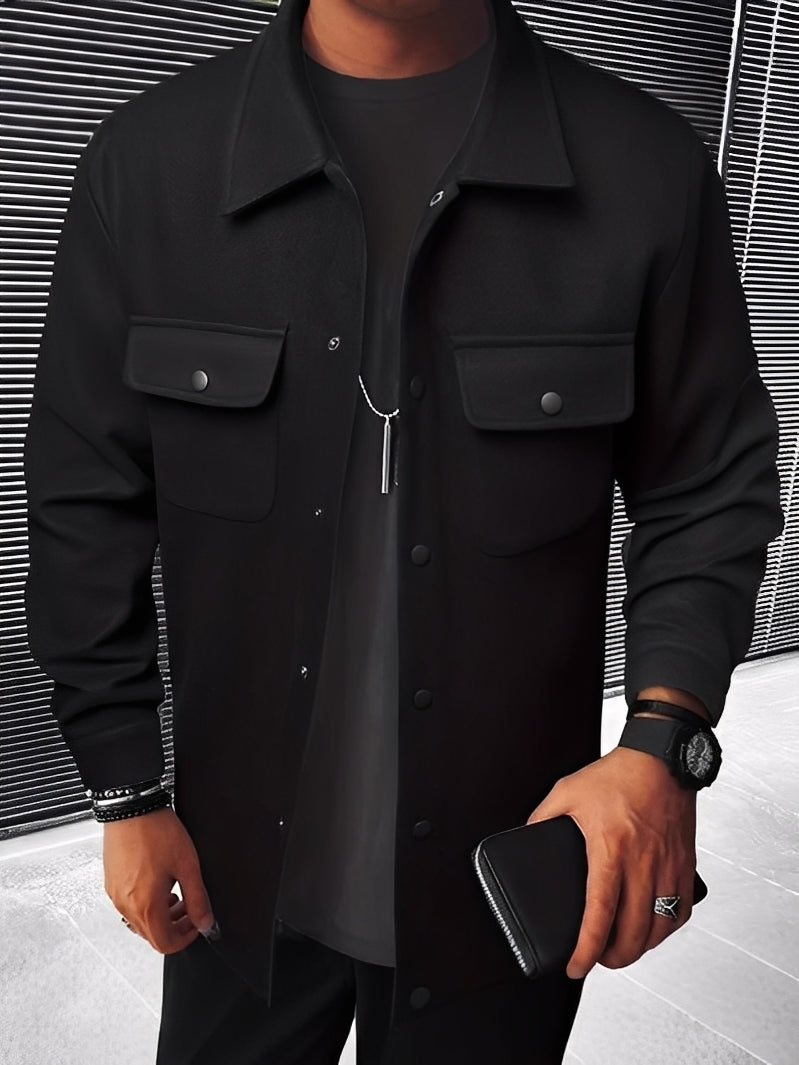 Clinton - Sacou modern pentru bărbați cu revere și buzunare