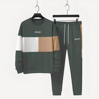 Charlton - Stylová sportovní sada pro muže s designem v barevných blocích