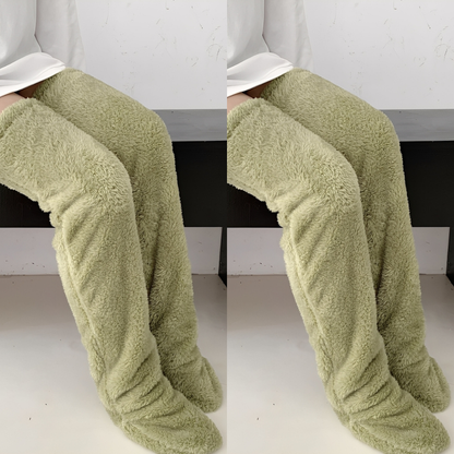 Camellia - Șosete călduroase de iarnă, lungi până la genunchi, pentru femei