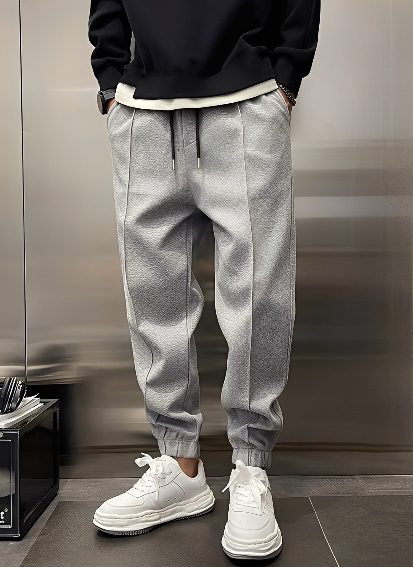 Philip - Pantaloni de bărbați largi, groși și comozi