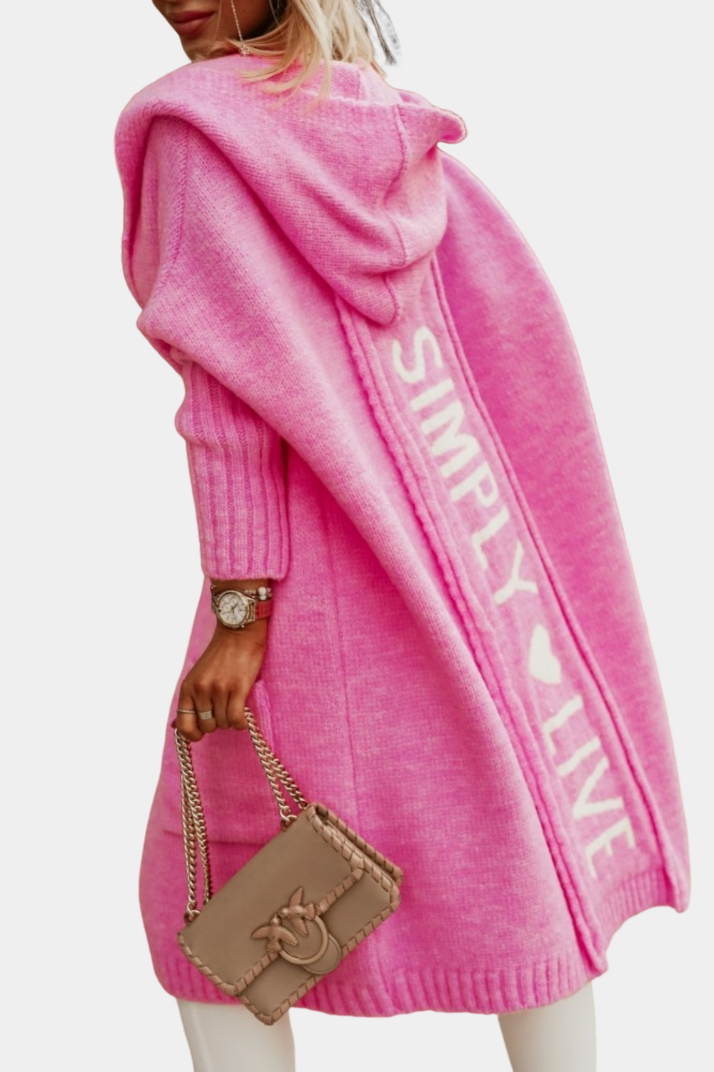 Melyssa - Cardigan tricotat pentru femei, confortabil și spațios