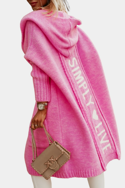 Melyssa - Cardigan tricotat pentru femei, confortabil și spațios