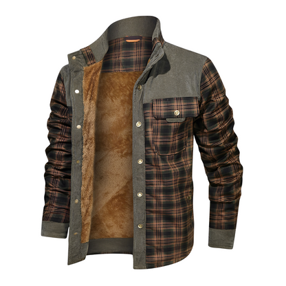 Harmon - Sacou stilat în carouri pentru bărbați