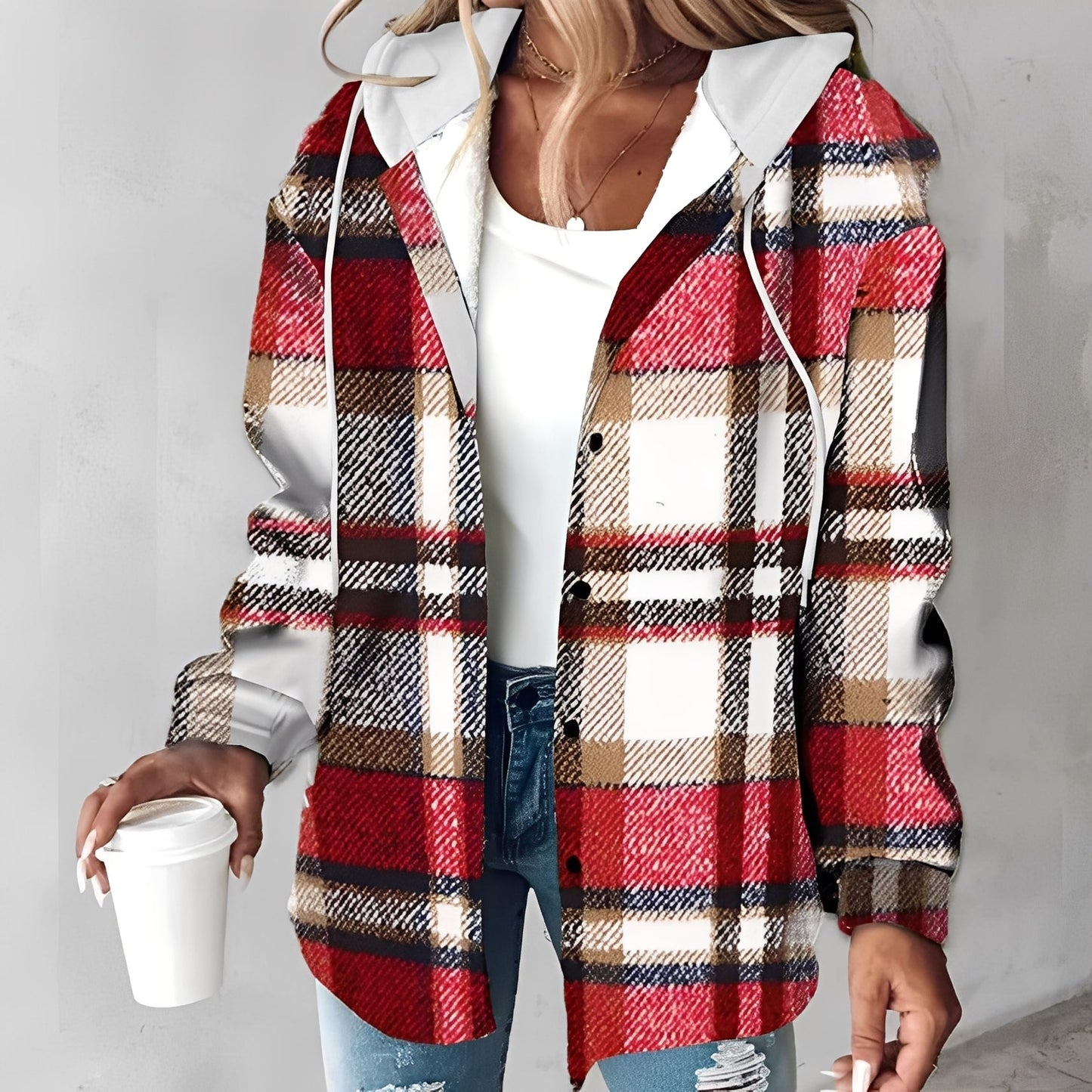 Briana - Jachetă confortabilă și ușoară cu glugă pentru femei