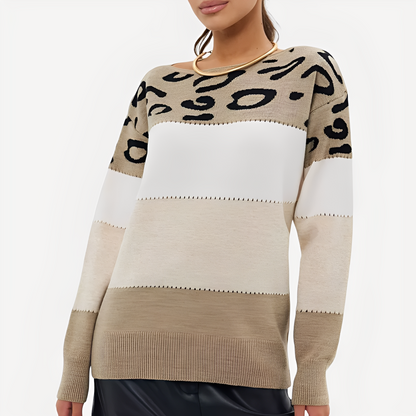 Anne - Pulover la modă cu model pentru femei