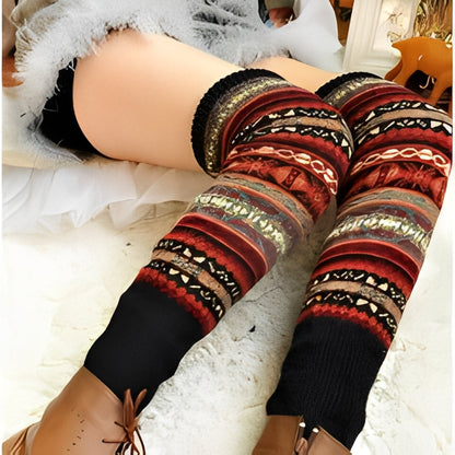 Suzanna - Șosete de bumbac pentru femei, stilate și călduroase