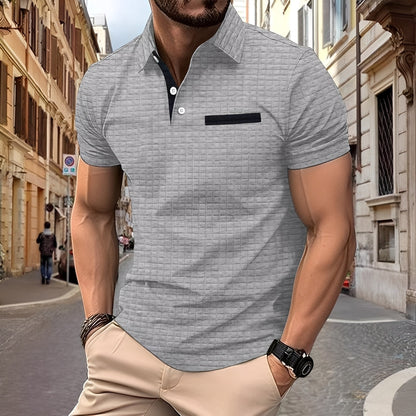 Benson - Tricou polo pentru bărbați, cu croială slim-fit, elegant