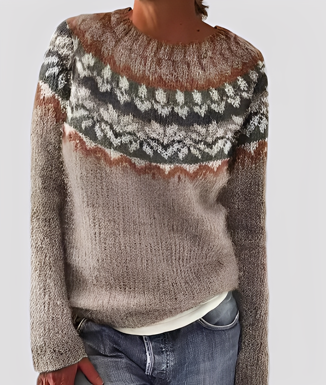 Christal - Pulover elegant și lejer din lână pentru femei