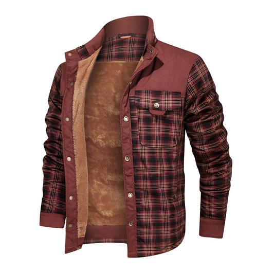 Harmon - Sacou stilat în carouri pentru bărbați