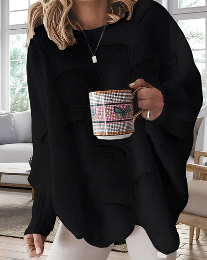 Kassandra - Pulover chic cu decupaj pentru femei