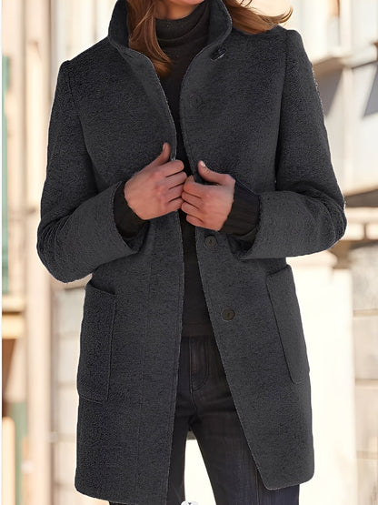 Michele - Pelerină din lână rezistentă la vânt pentru femei