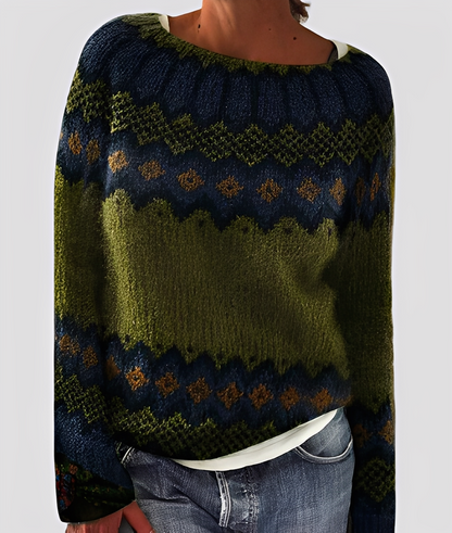 Christal - Pulover elegant și lejer din lână pentru femei