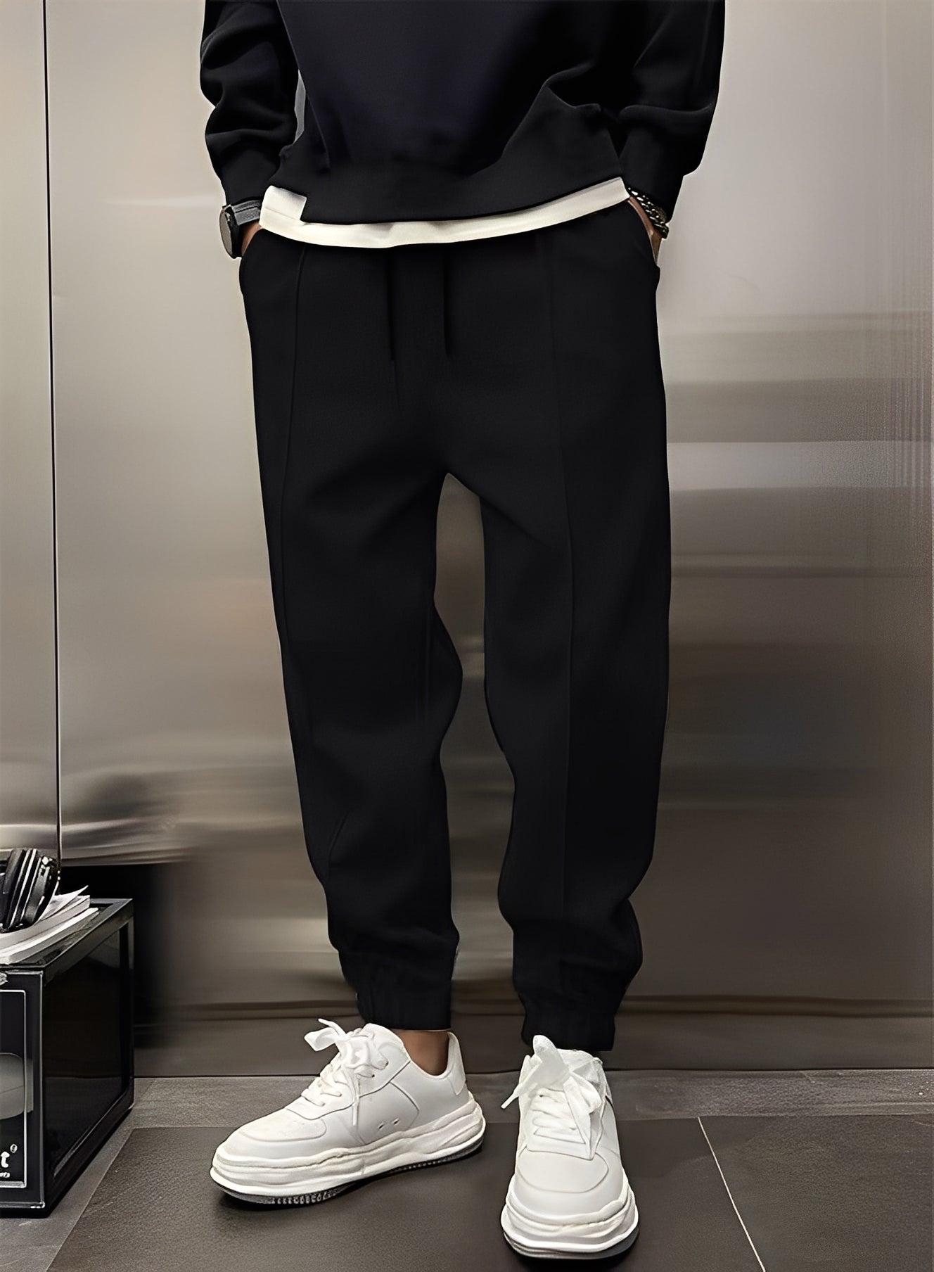 Philip - Pantaloni de bărbați largi, groși și comozi