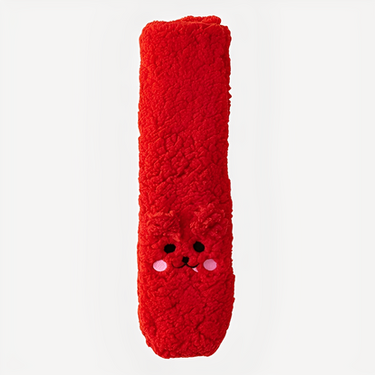 Judith - Șosete elegante de iarnă din catifea pentru femei