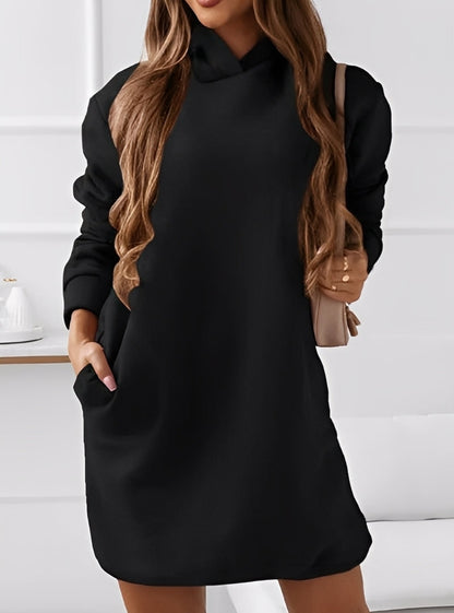 Michaela - Rochie Mini Chic cu Glugă pentru Femei