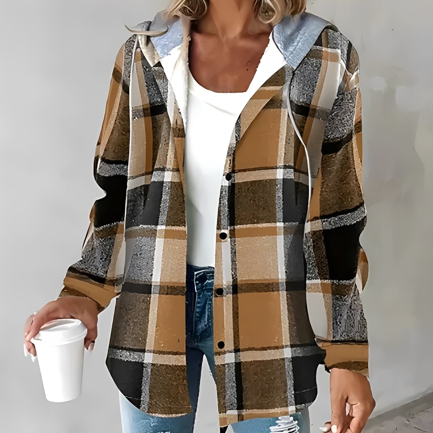 Briana - Jachetă confortabilă și ușoară cu glugă pentru femei