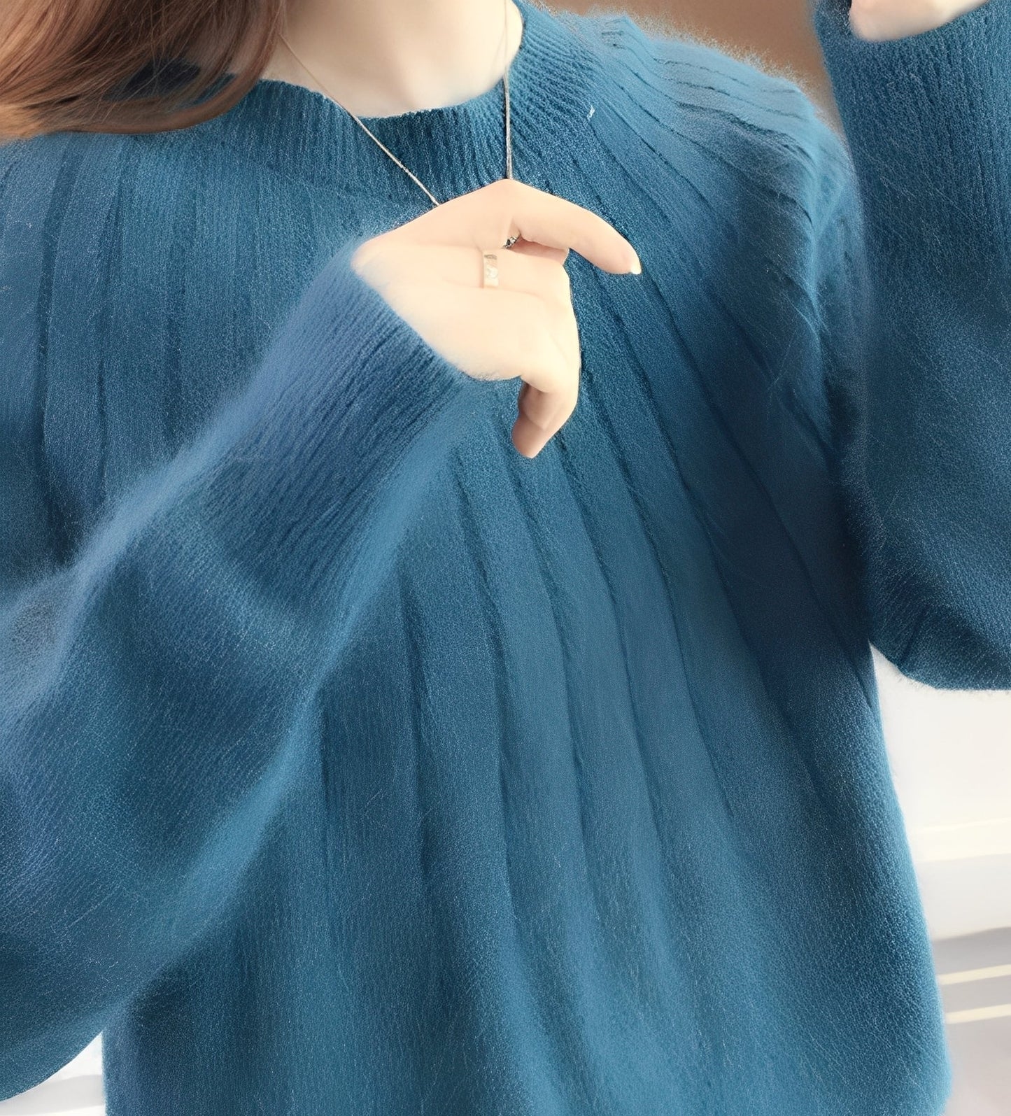 Josslyn - Elegantní, volně střižený kašmírový pulovr pro ženy