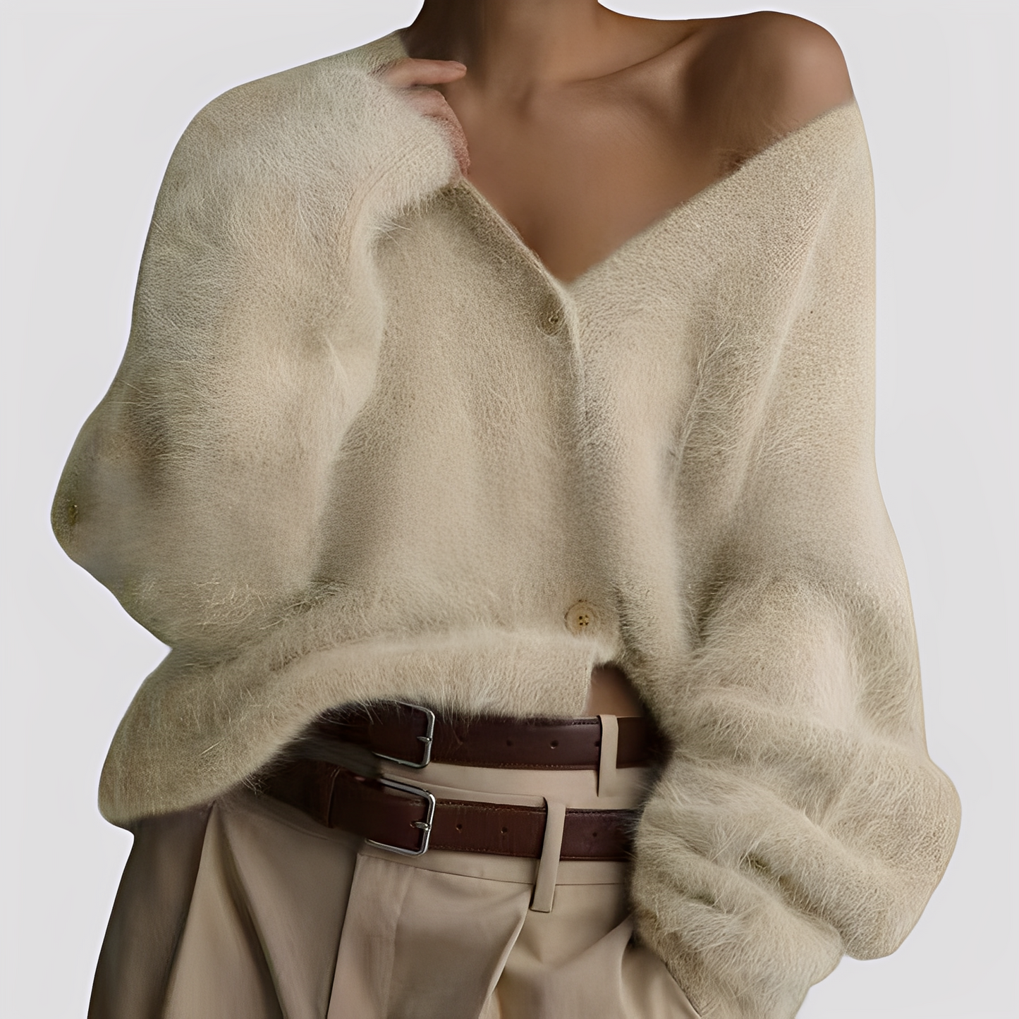 Lavena - Pulover mare din cașmir moale pentru femei