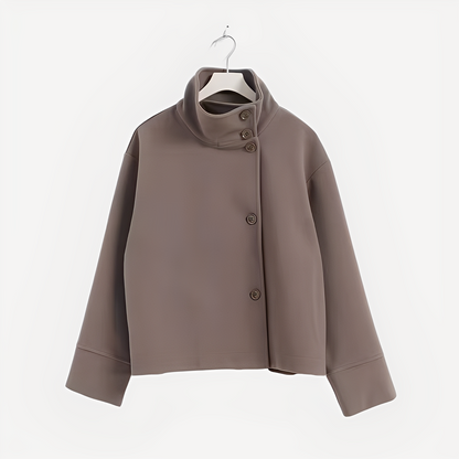 Carolyn - Jachetă elegantă de damă, cu un singur rând de nasturi, din lână