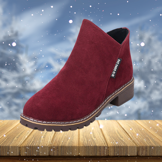 Annemarie – Botine din piele întoarsă