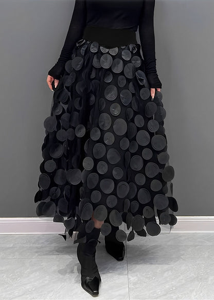 Peaches – Fustă midi cu buline în stil retro