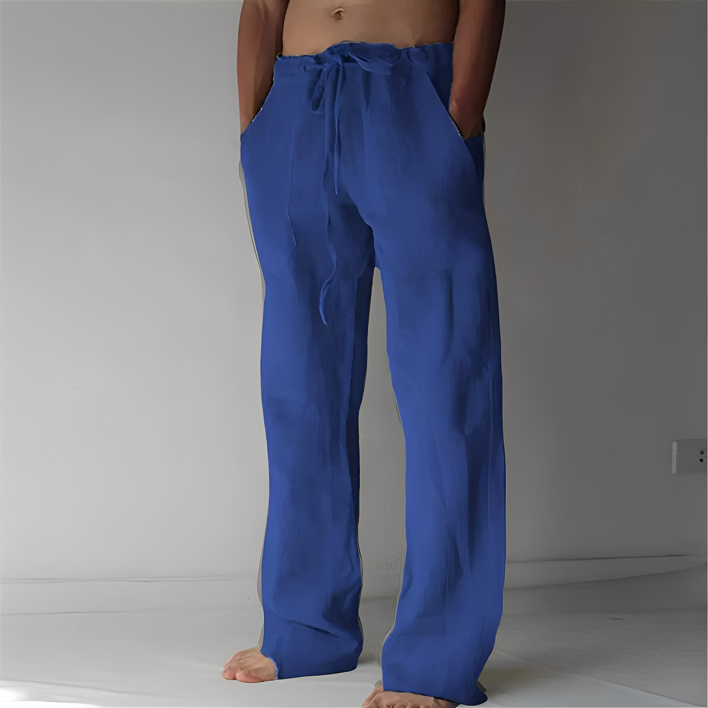 Arthur – Pantalon Baggy din In pentru Bărbați