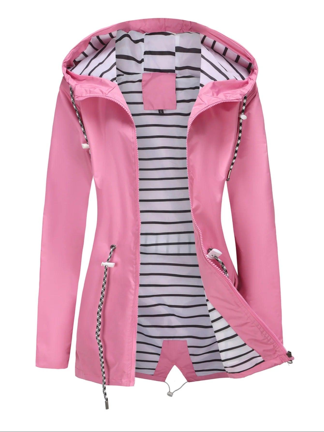 Nathalie – Haină Lungă Impermeabilă