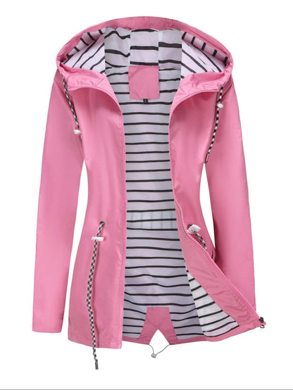 Nathalie – Haină Lungă Impermeabilă