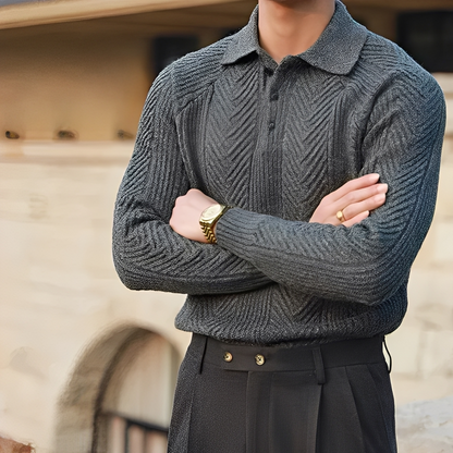 Darius – Pulover Tricotat cu Mâneca Lunga