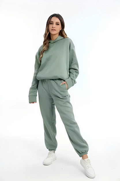 Adelia – Set de hoodie unicolor