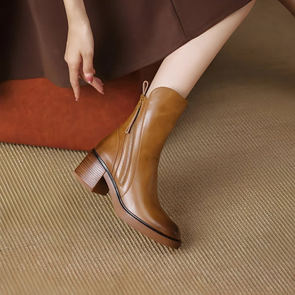 Destini - Pantofi derby din piele eleganți pentru femei