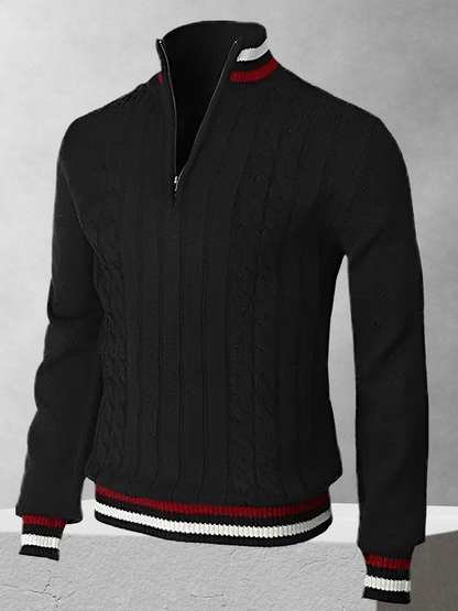 Ralph Polo – Pulover cu fermoar în stil italian