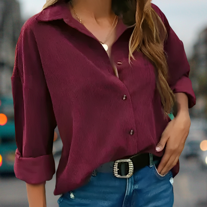 Wendela – Cămașă din cord modernă