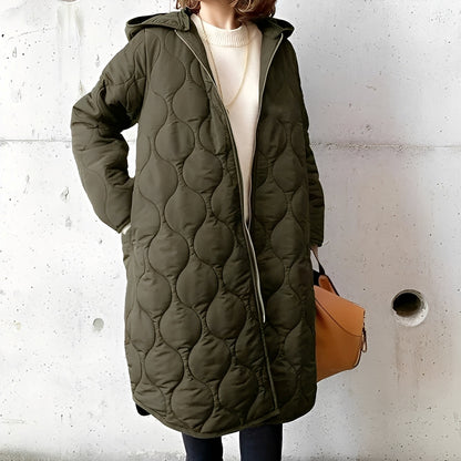 Priscilla – Parka lejer cu glugă și model