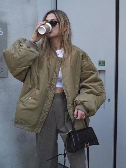 FrostFlex – Jachetă bomber oversized pentru zile reci